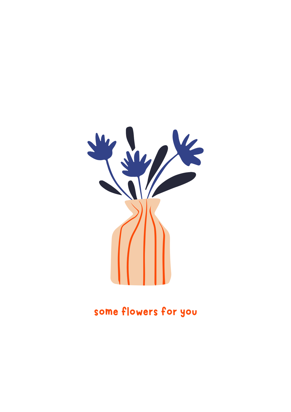 Postcard - Some flowers for you