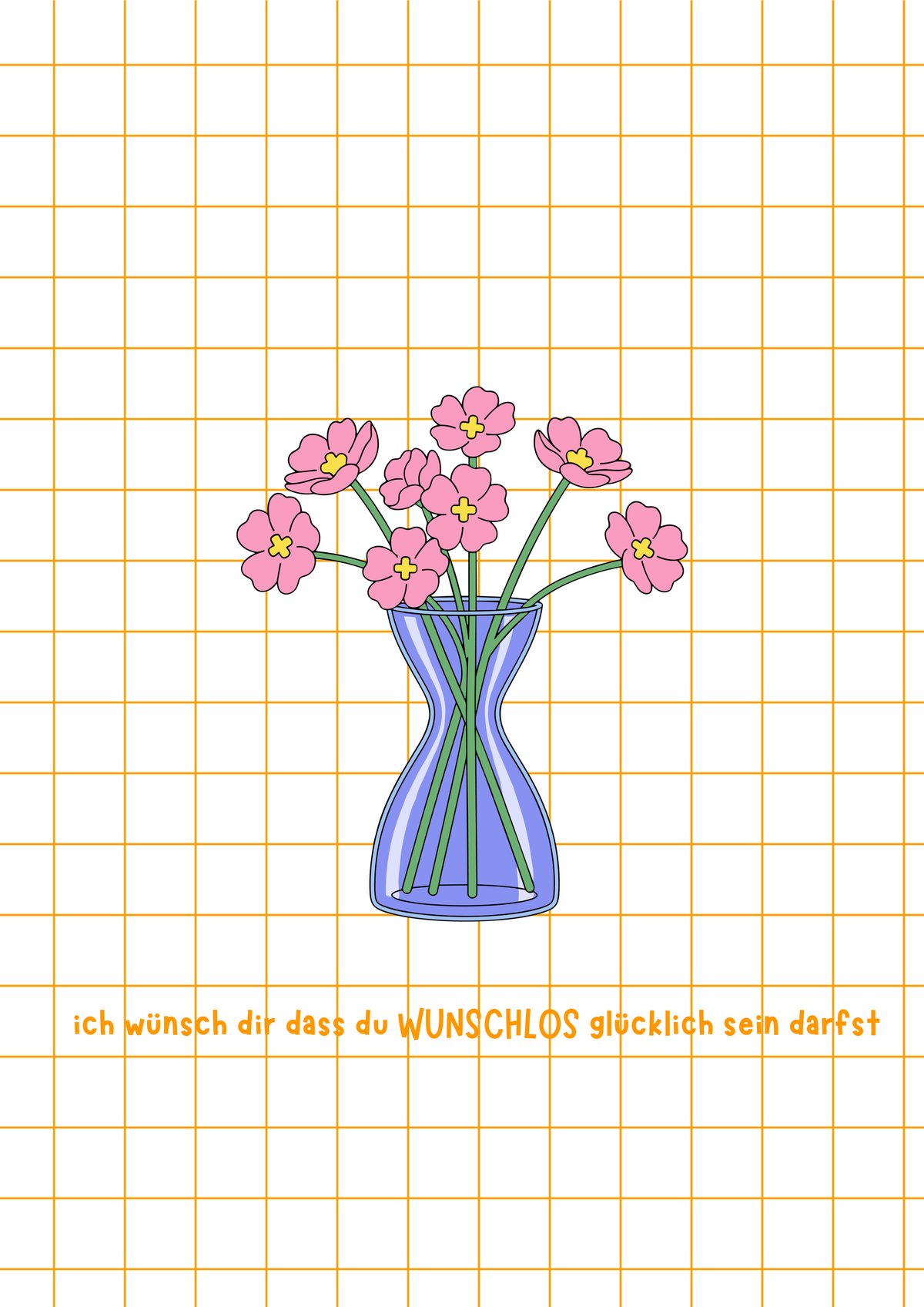 Postkarte - Wunschlos glücklich
