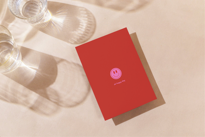 Postkarte - Oh happy day